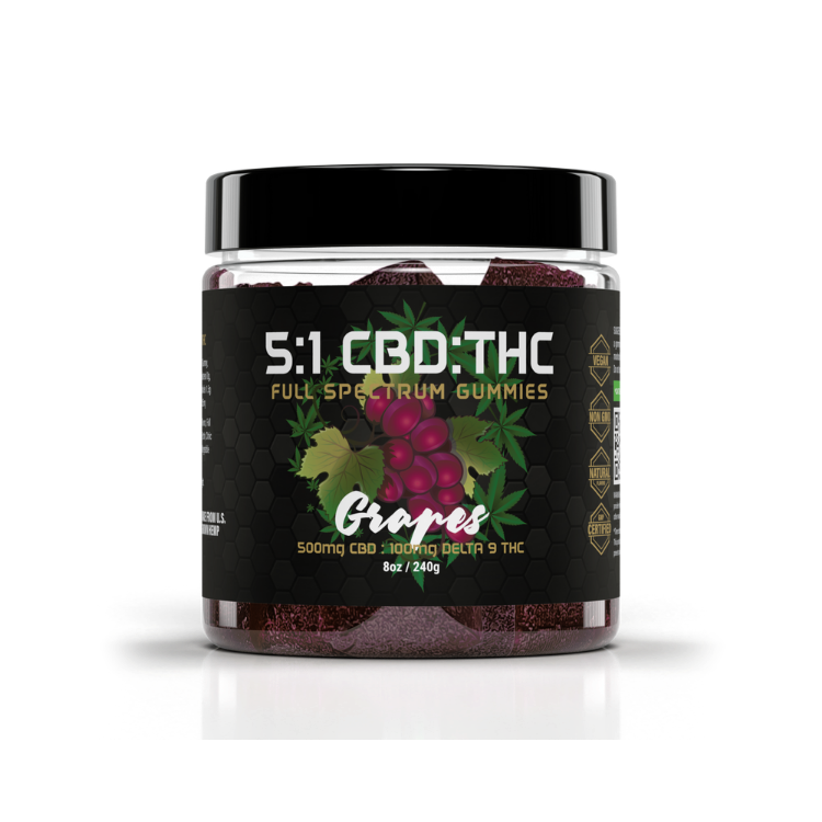 5:1 CBD THC Grape Flavor – Green Planet