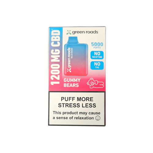 Green Roads CBD Puff Gummy Bears - 1200mg - Green Planet