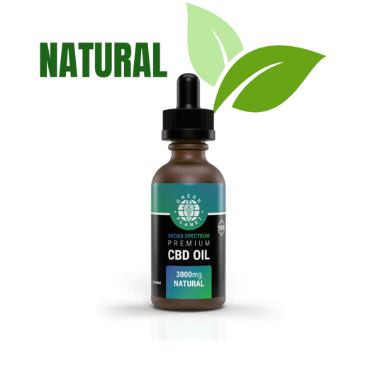 Broad Spectrum Tincture 3000Mg CBD Natural Flavor 60ml