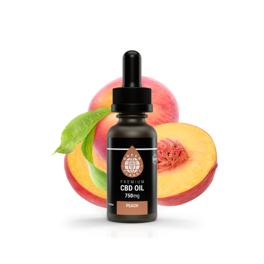 Broad Spectrum Tincture 750Mg CBD Peach Flavor 30ml - Green Planet