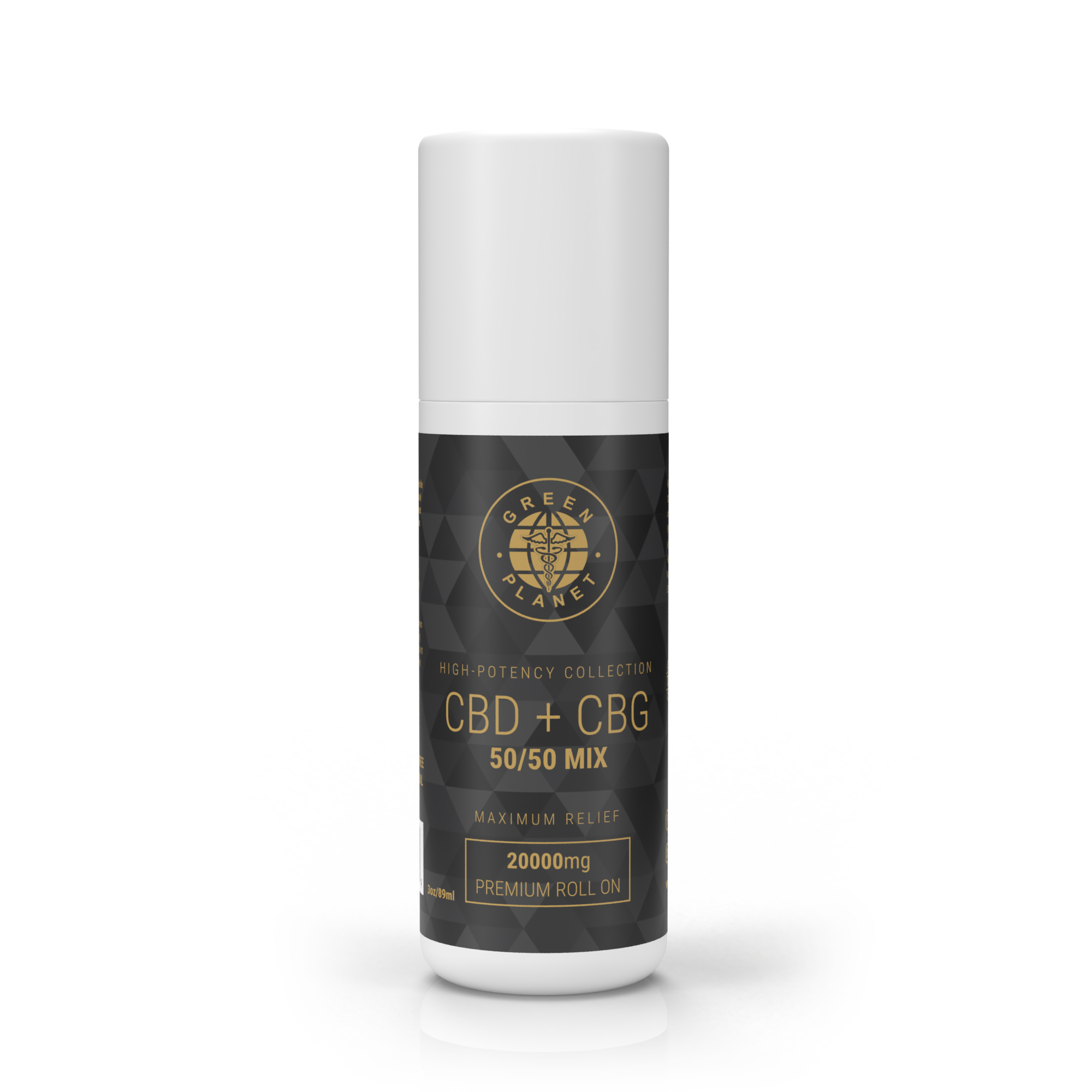 CBD + CBG 20,000Mg 50/50 Mix Pain Relief Roll-On 3 Oz. - Green Planet