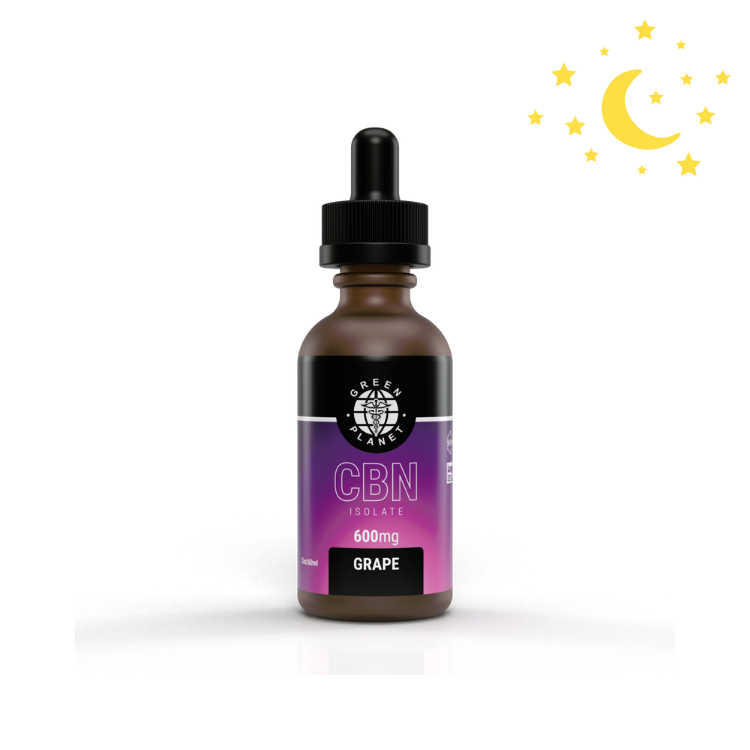 CBN Grape Flavored PM 60ml Tincture - Green Planet