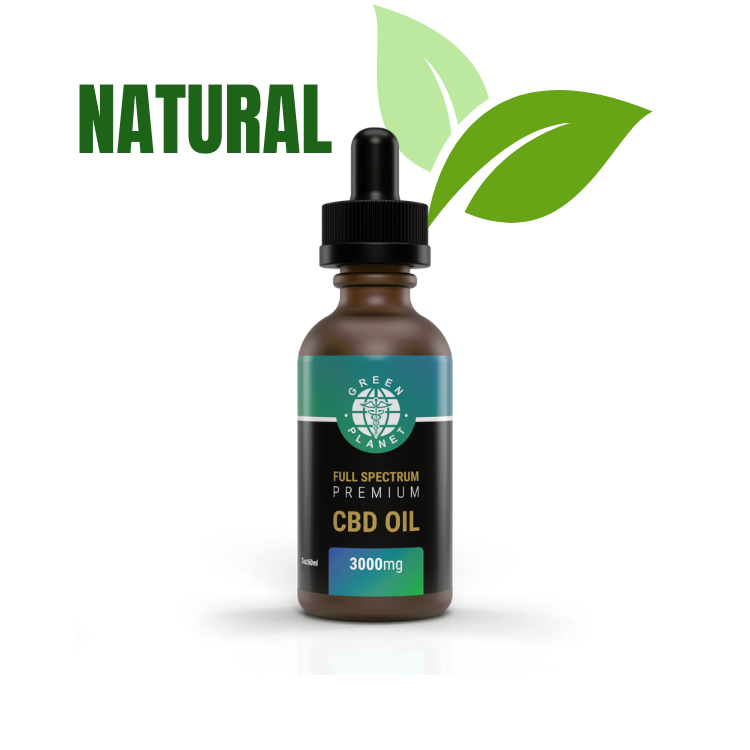 Full Spectrum CBD Tincture 3000mg – Natural Flavor | Green Planet