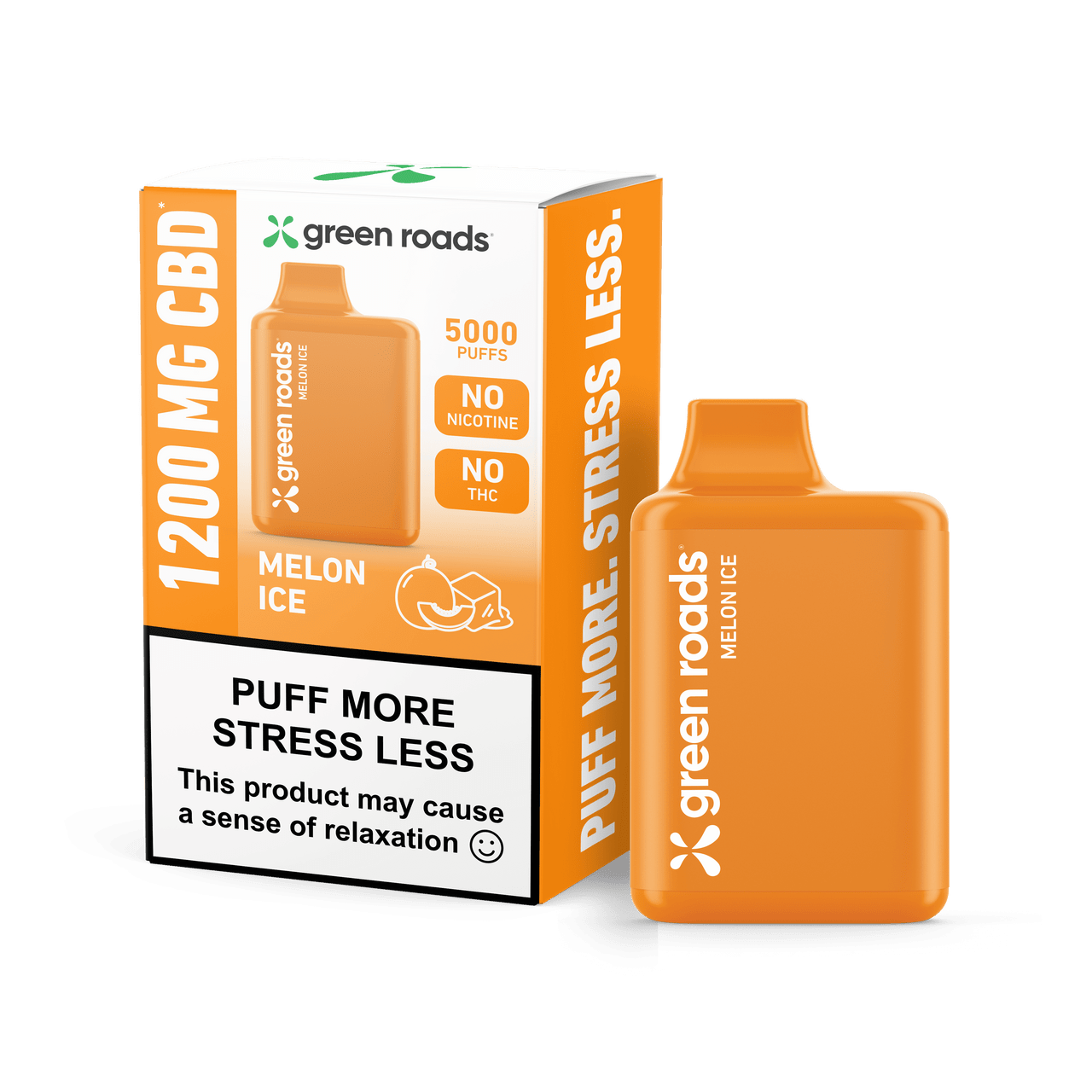 Green Roads CBD Puff Melon Ice - 1200mg Green Planet Green Roads CBD Puff Melon Ice - 1200mg Green Planet