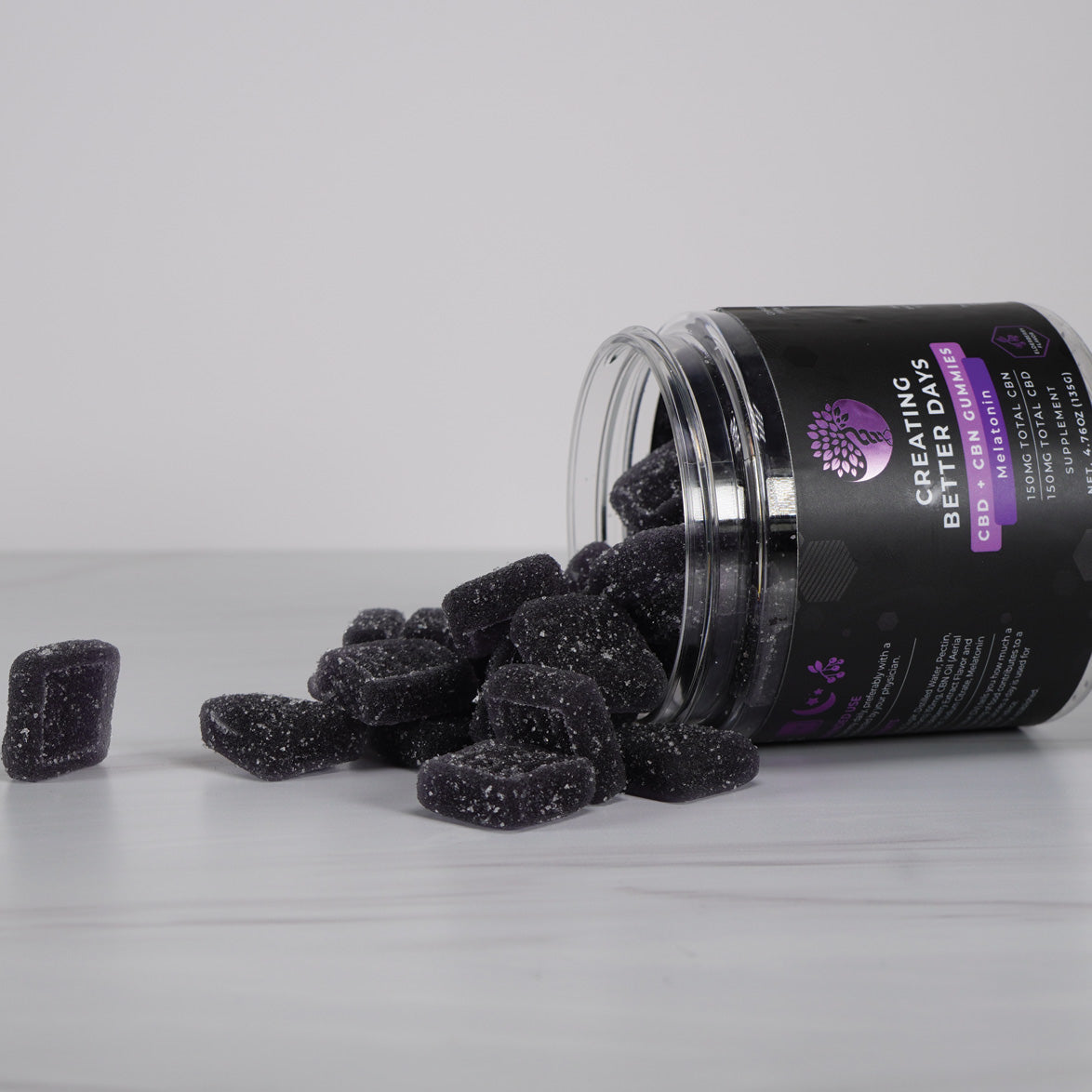 Elderberry Melatonin CBD + CBN Gummies 300 MG Mix Gummies - Green Planet