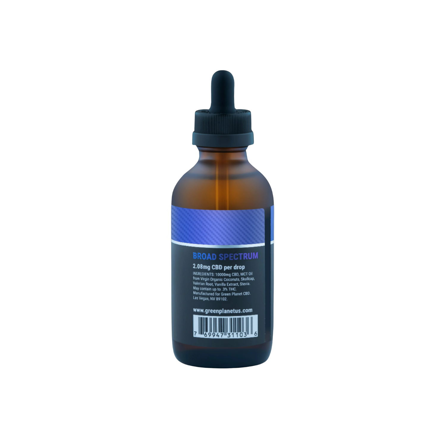 Vanilla PM Night Time Tincture 10,000MG Green Planet Vanilla PM Night Time Tincture 10,000MG Green Planet