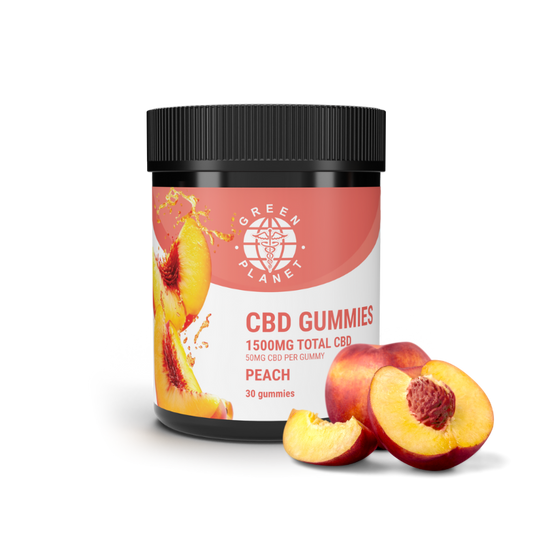 CBD Gummies 1500mg Peach