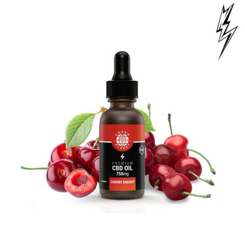 Energy Boost Tincture 750/1500Mg CBD Cherry Flavor 30ml