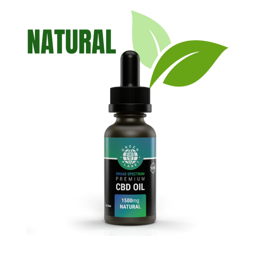 Broad Spectrum Tincture 1500Mg CBD Natural Flavor 30ml