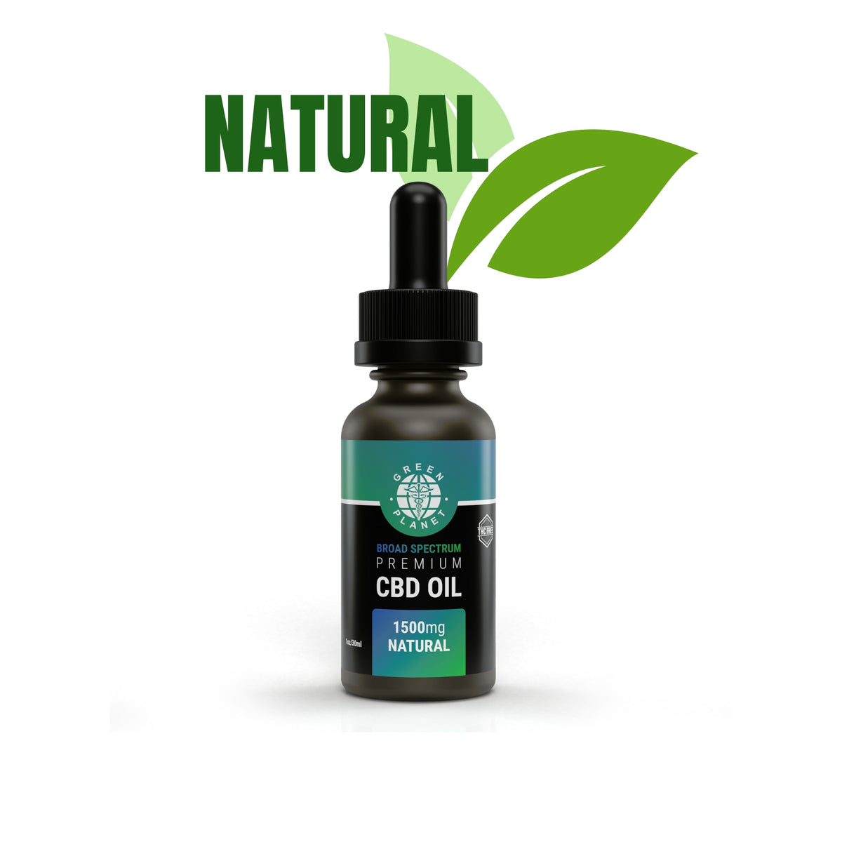 Broad Spectrum Tincture 750/1500Mg CBD Natural Flavor 30ml