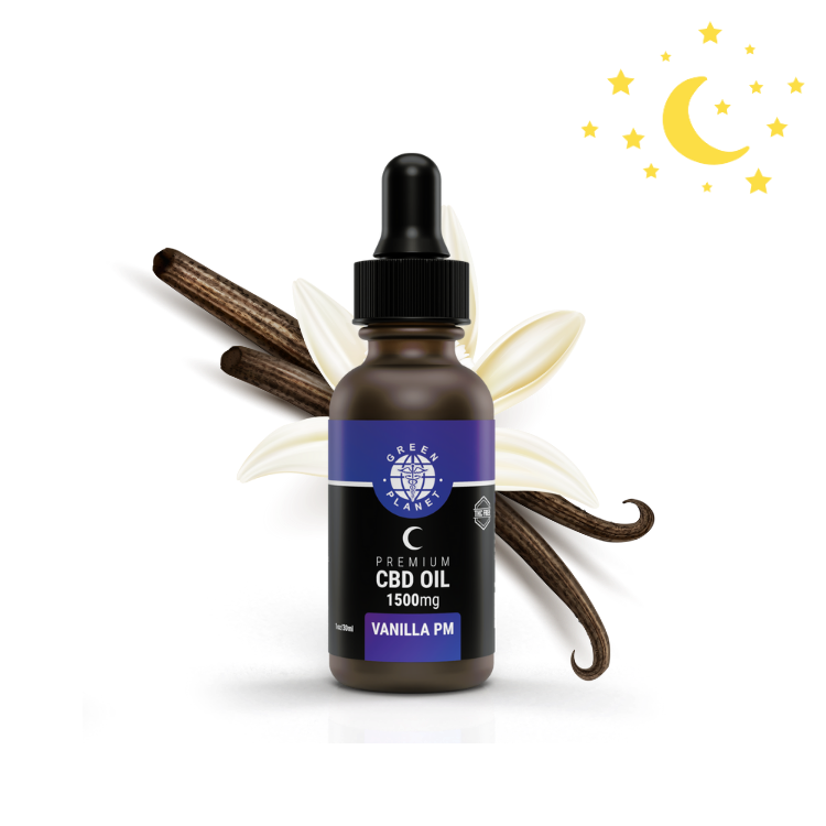 Night Time Tincture Vanilla Flavor 750/1500/3000Mg CBD 30/60ml Night Time Tincture Vanilla Flavor 750/1500/3000Mg CBD 30/60ml