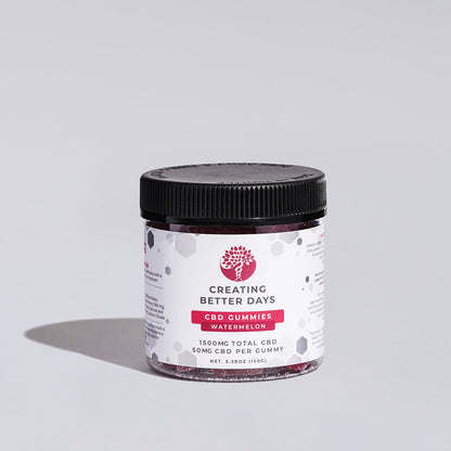 Watermelon CBD Gummies 1500 MG - THC Free - Green Planet