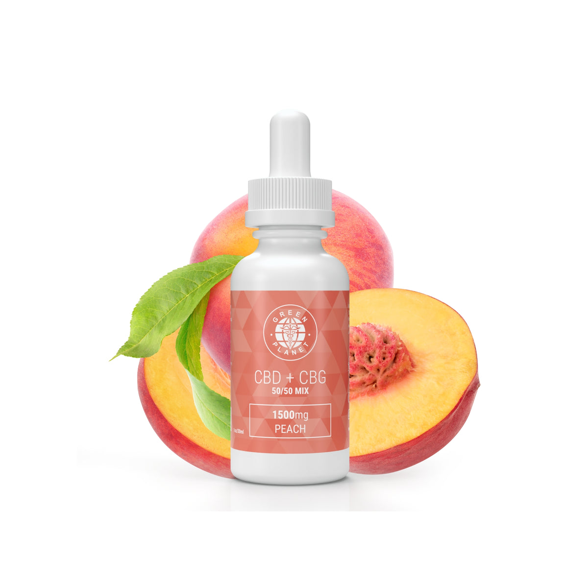 CBD + CBG 750Mg/1500Mg 50/50 Mix Peach Flavor 30ml