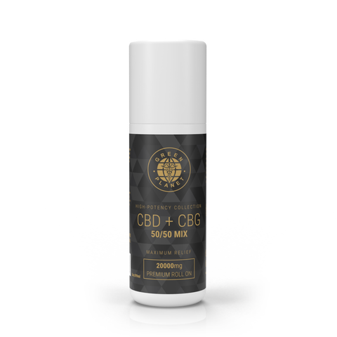 CBD + CBG 20,000Mg 50/50 Mix Pain Relief Roll-On 3 Oz.