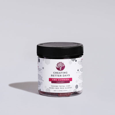 Cherry CBD Gummies 1500 MG - THC Free