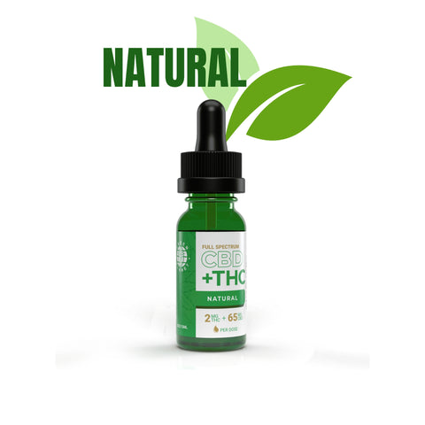 THC Boosted Full Spectrum Tinctures Natural Flavor