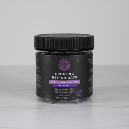 Elderberry Melatonin CBD + CBN Gummies 300 MG - Green Planet