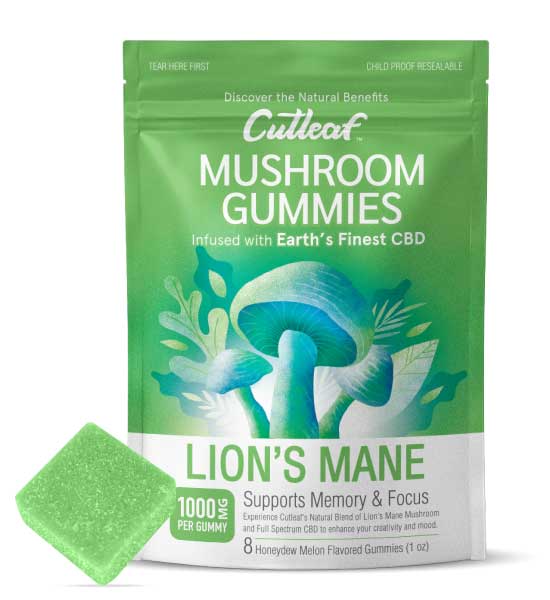 Lion’s Mane 1000MG Mushroom Gummies