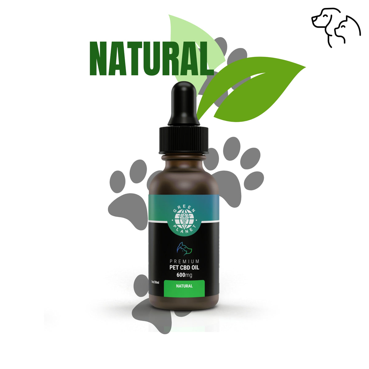 Pet Tinctures 300/600/1200Mg Natural/Salmon Flavor 30ml