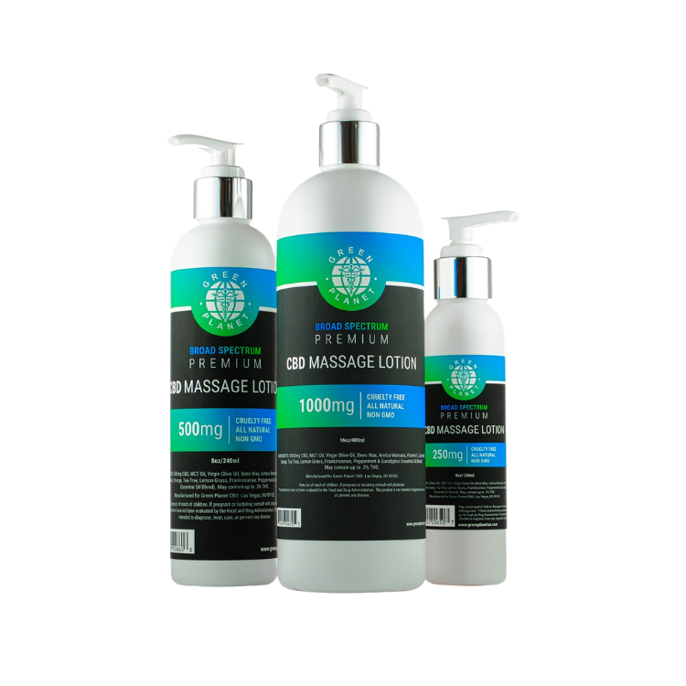 CBD Infused Massage Lotion