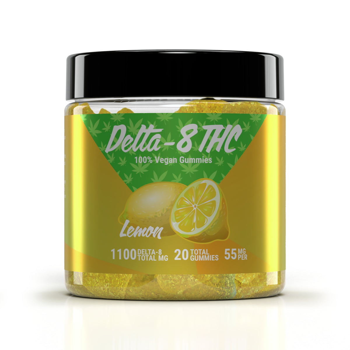 Delta-8 Vegan 55 mg Lemon Flavor