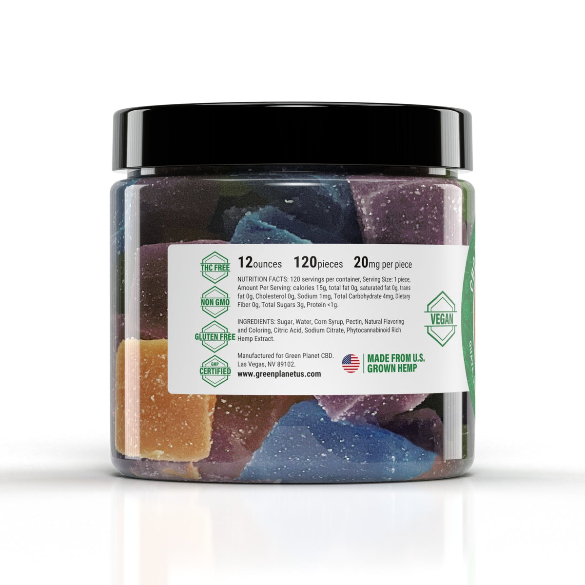 Vegan CBD Gummies no THC