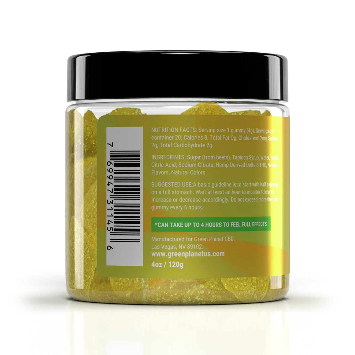 Delta-8 Vegan 55 mg Lemon Flavor