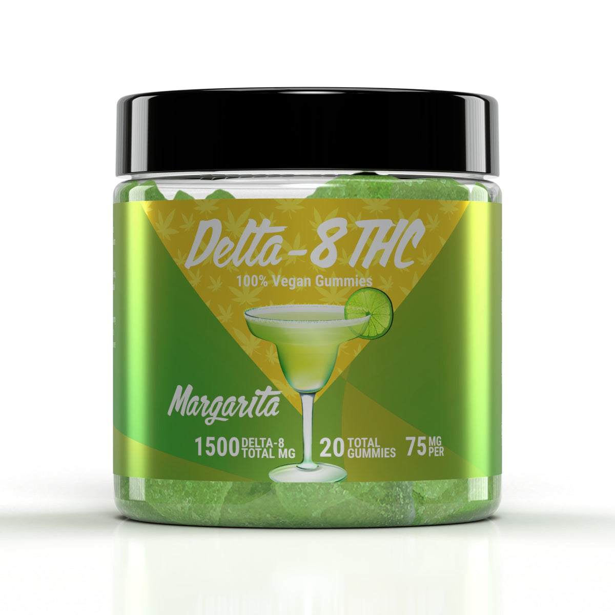 Delta-8 Vegan 75mg Margarita Flavor