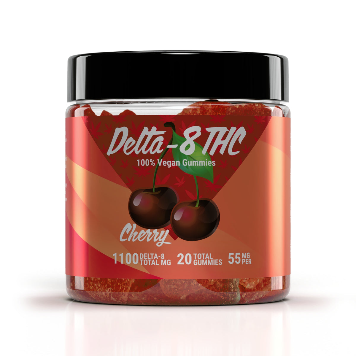 Delta-8 Vegan 55mg Cherry Flavor