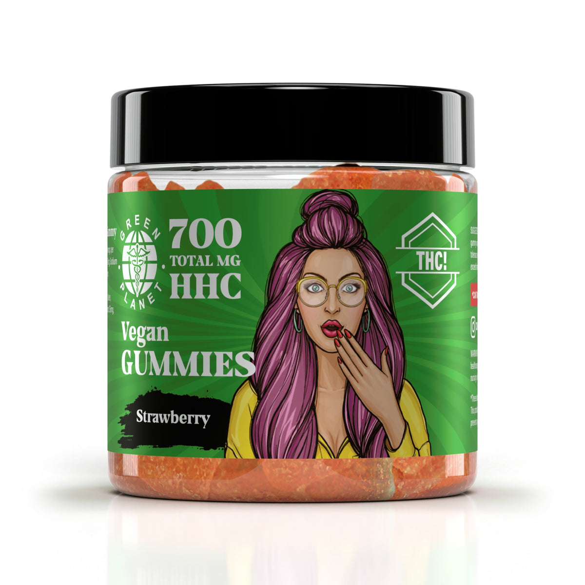 HHC Vegan Strawberry 700MG