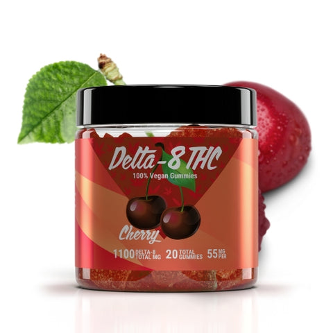 Delta-8 Vegan 55mg Cherry Flavor