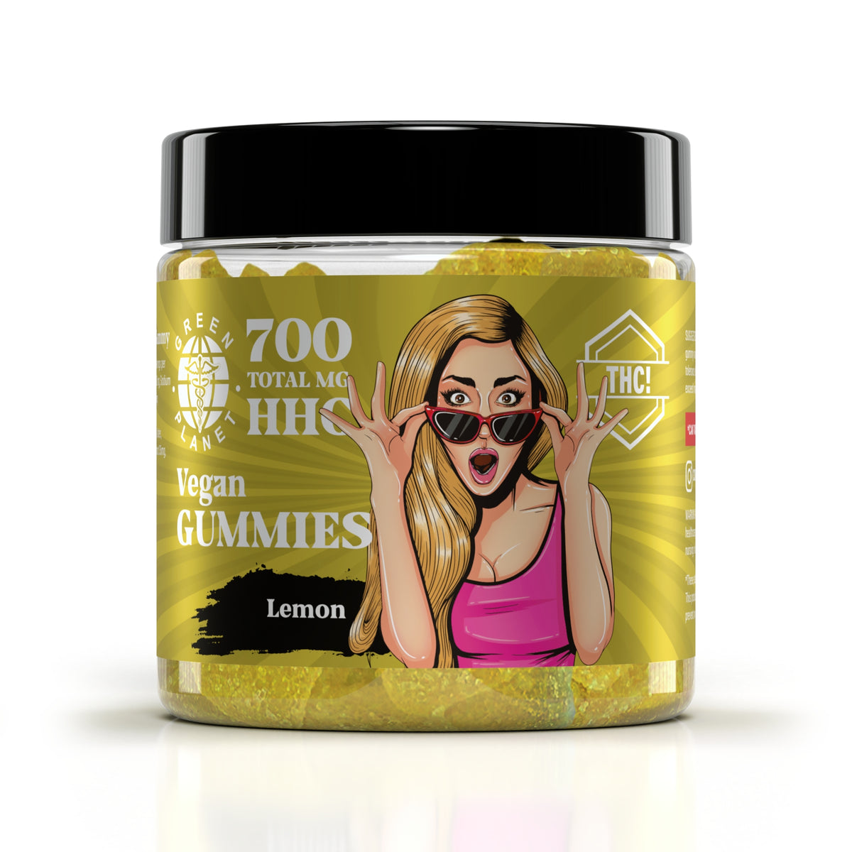 HHC Vegan Gummies Lemon Flavor 700MG