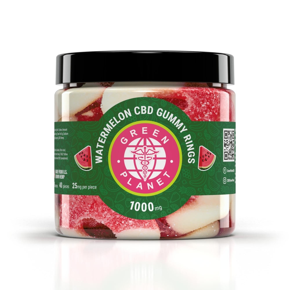 Watermelon Gummy Rings 500/1000Mg CBD