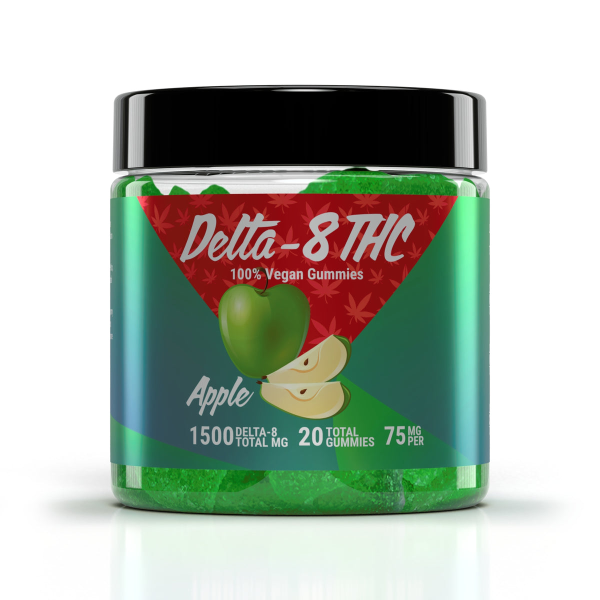 Delta-8 Vegan 75mg Apple Flavor