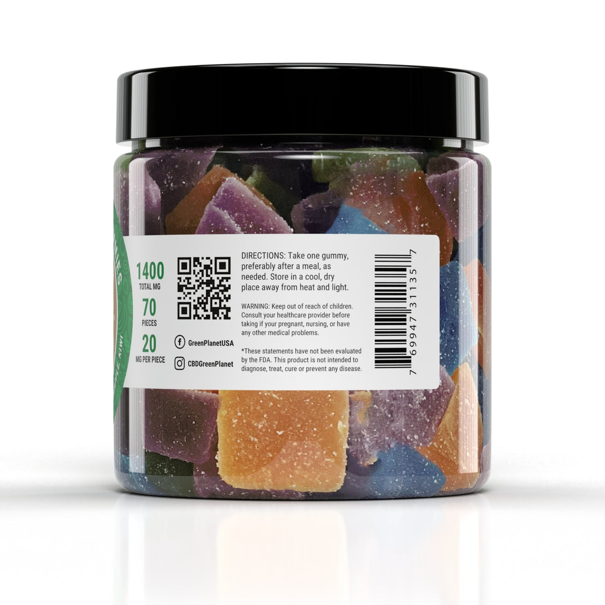 Vegan CBD Gummies no THC