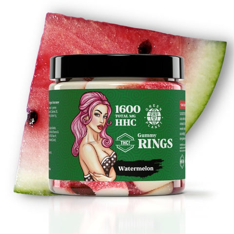 HHC Gummy Rings Watermelon 1600Mg