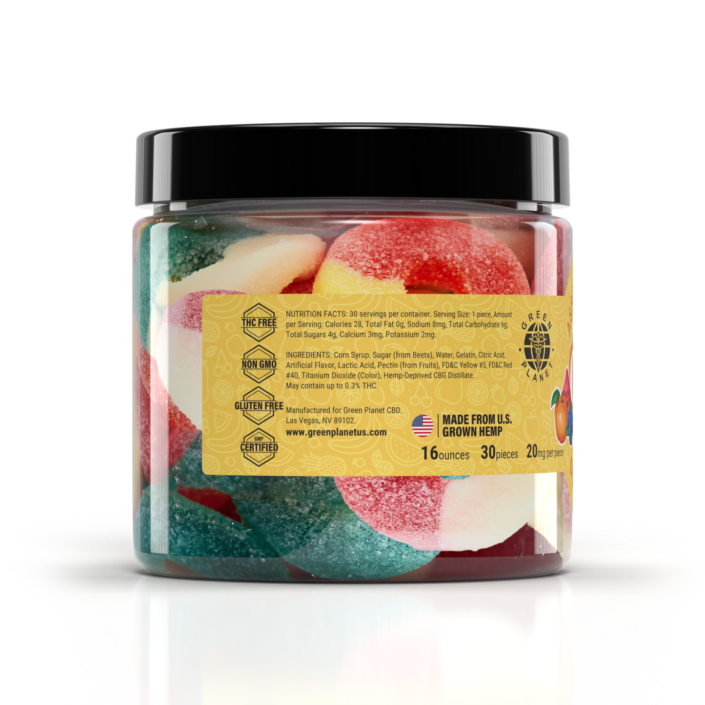 CBG Assorted Rings 600Mg