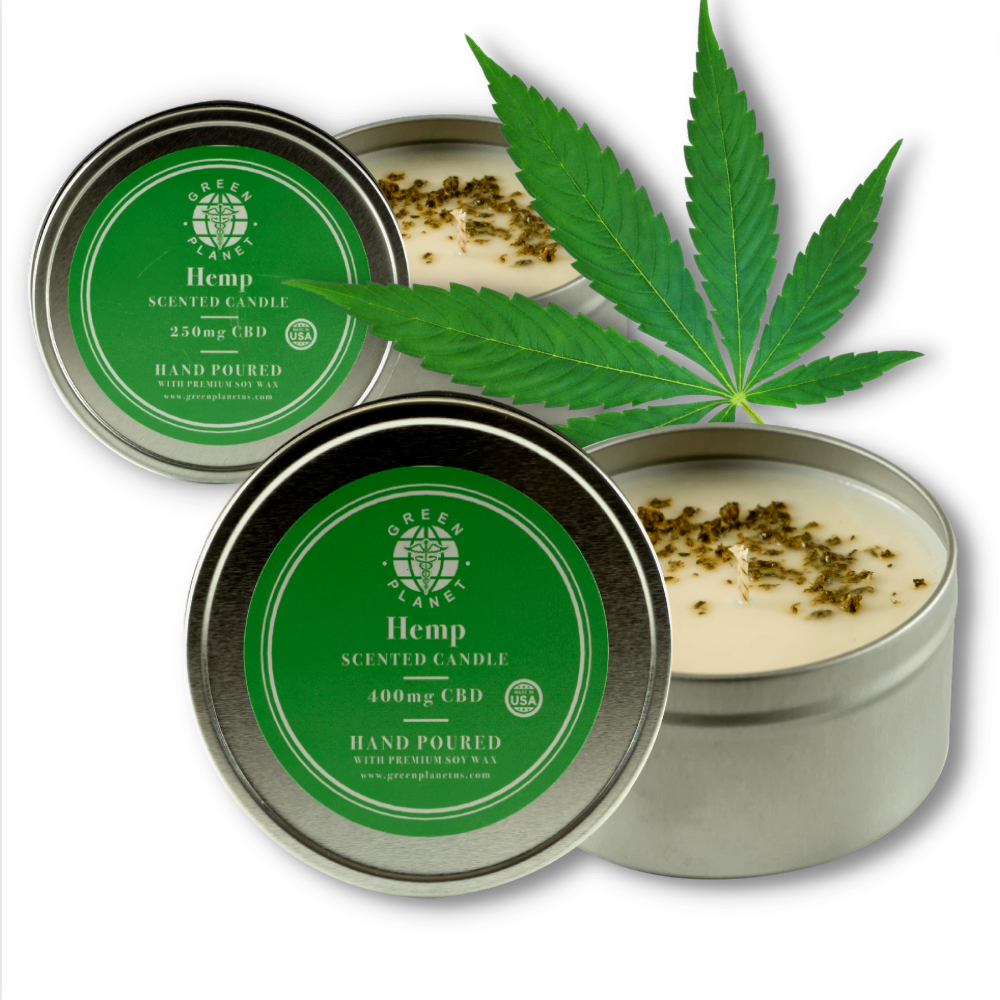Aromatherapy CBD Candle Hemp Fragrance