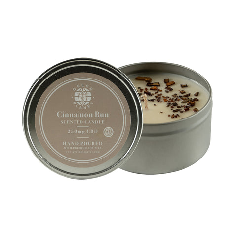 Aromatherapy CBD Candle Cinnamon Bun