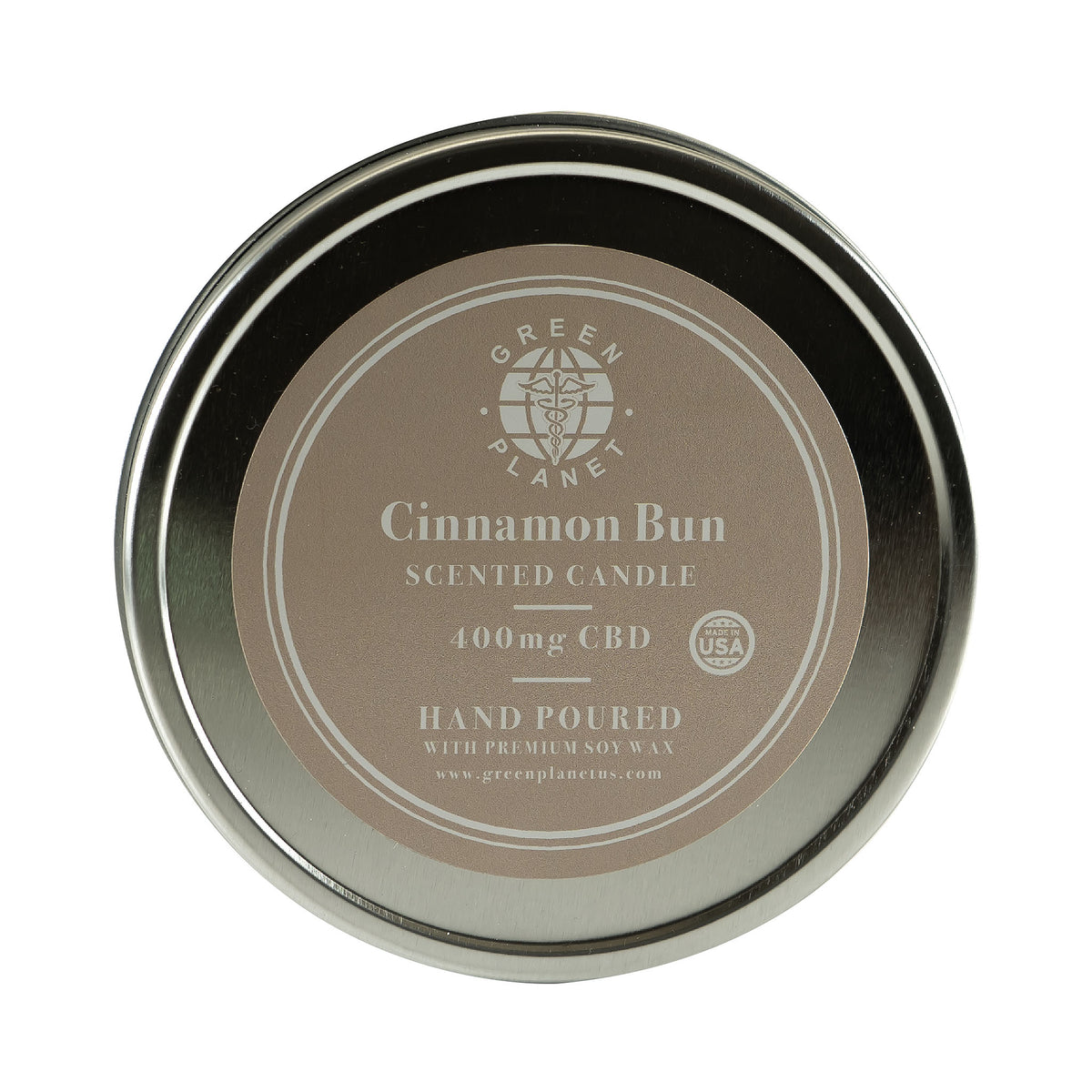Aromatherapy CBD Candle Cinnamon Bun